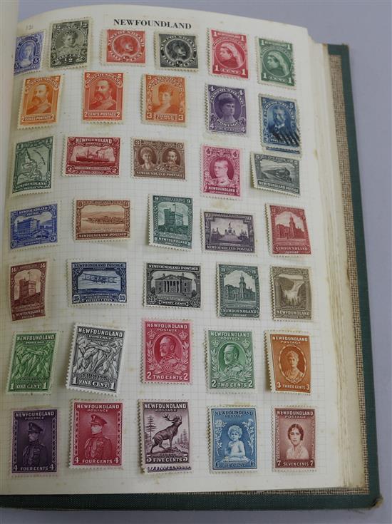 An album of George VI and QEII Commonwealth stamps, most unused